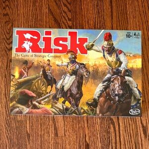 Hasbro Risk Game - Red and Gold Edition